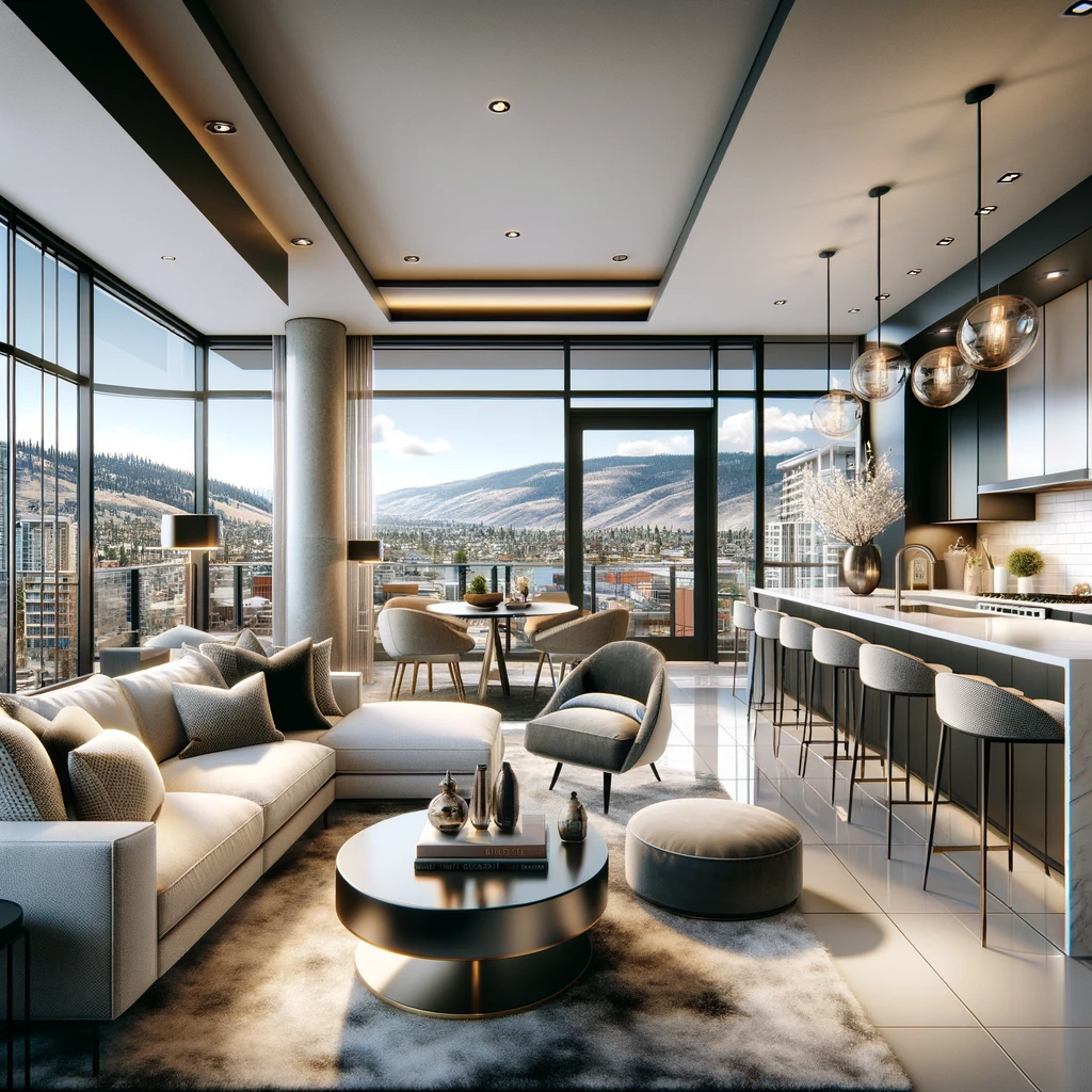 downtown kelowna condo interior